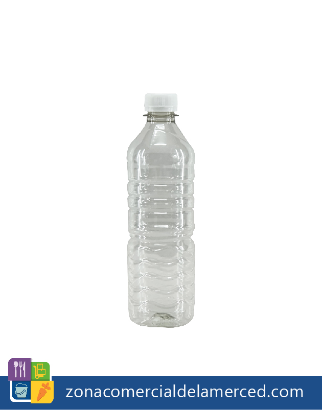 Botella para Agua de 500 ml con Tapa - Zona Comercial De La Merced