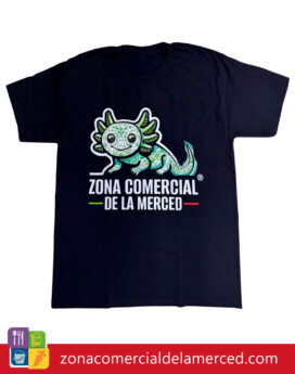 Playera Zona Comercial de La Merced Ajolote Verde