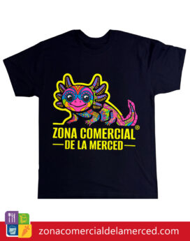 Playera Zona Comercial de La Merced Ajolote Alebrije