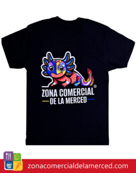 Playera Zona Comercial de La Merced Ajolote Luchador